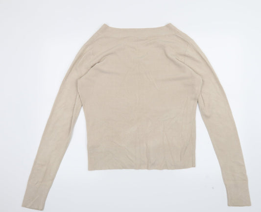 Dorothy Perkins Womens Beige Pullover Jumper Size 16