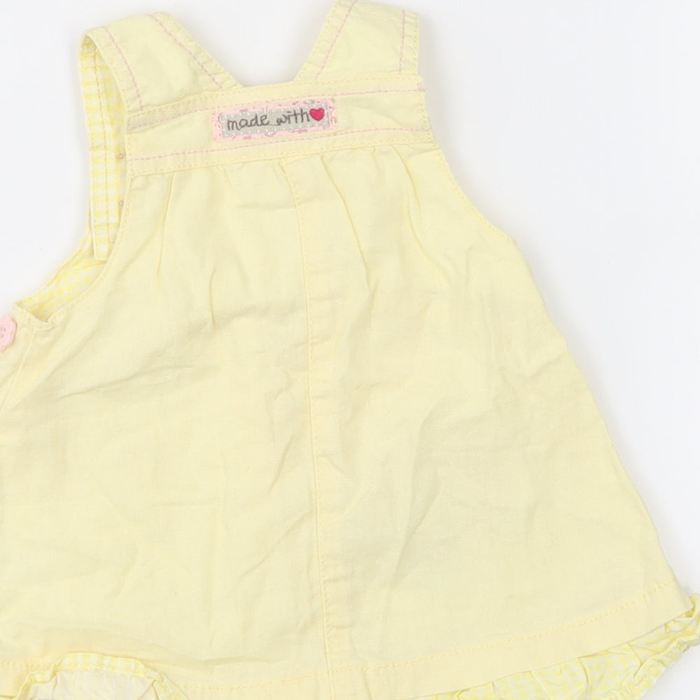 NEXT Girls Yellow Animal Print Fit & Flare Size 18 Months