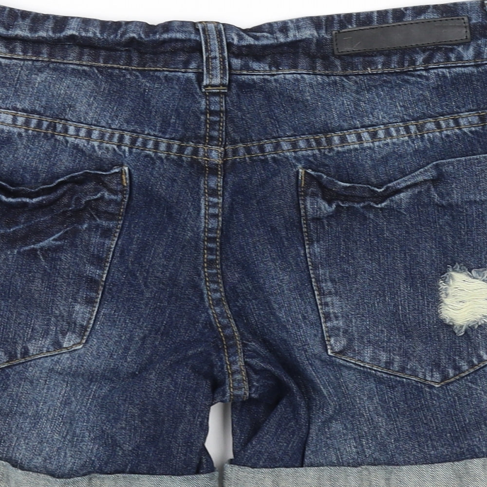 Love Label Womens Blue Chino Shorts Size 8