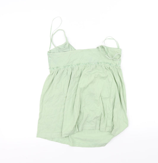 Papaya Girls Green Basic T-Shirt Size 8 Years