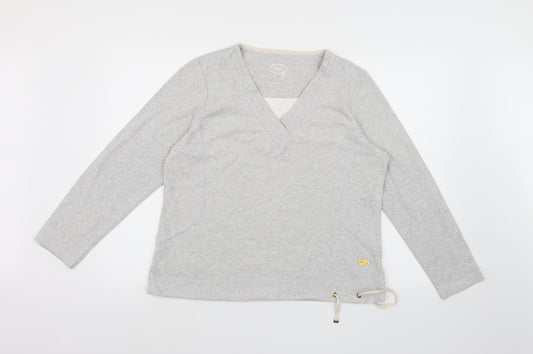 Preworn Womens Grey Jersey Pullover Sweatshirt Size 16