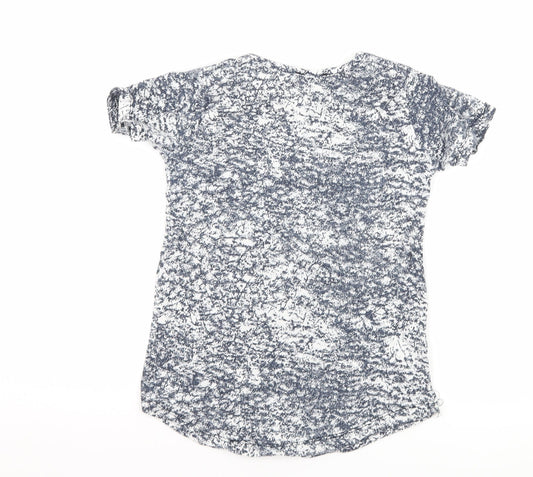 atabay Girls Blue Basic T-Shirt Size 8-9 Years - london