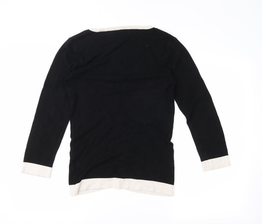 Preworn Womens Beige Henley Jumper Size 8