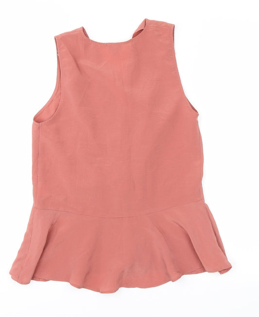 River Island Womens Pink Basic Tank Size 6