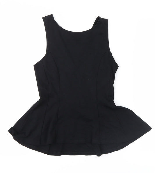 no brand Womens Black Basic Blouse Size S