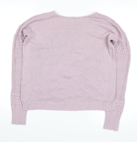 Select Womens Purple Pullover Jumper Size 12