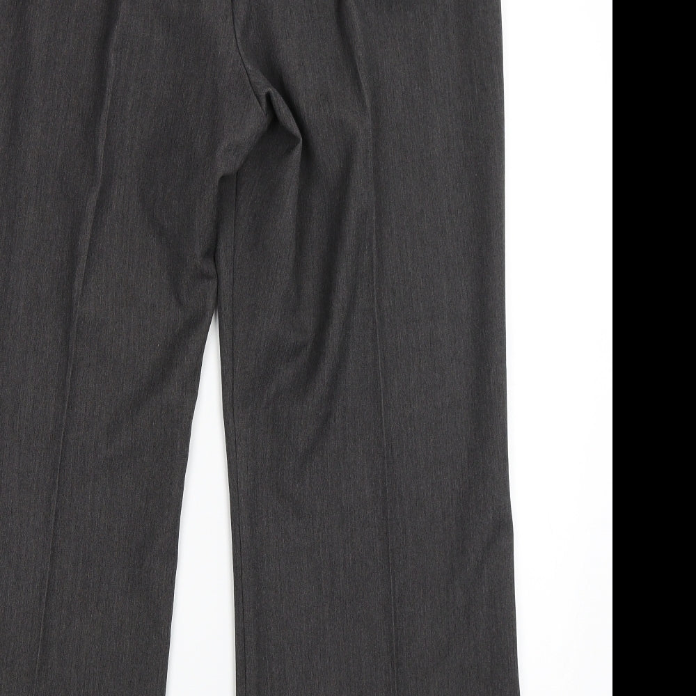 BM Womens Grey Trousers Size 16 L27 in