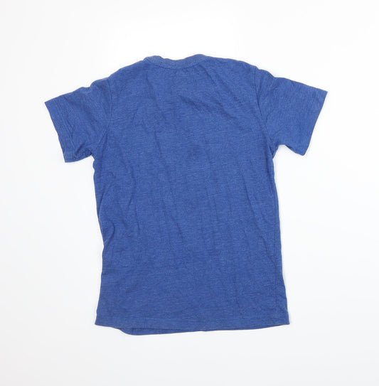 True Dudes Boys Blue Basic T-Shirt Size 9 Years