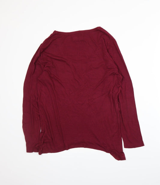 Marks and Spencer Womens Red Pullover Jumper Size 18