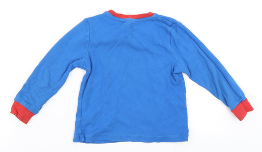 George Boys Blue Basic T-Shirt Size 2-3 Years