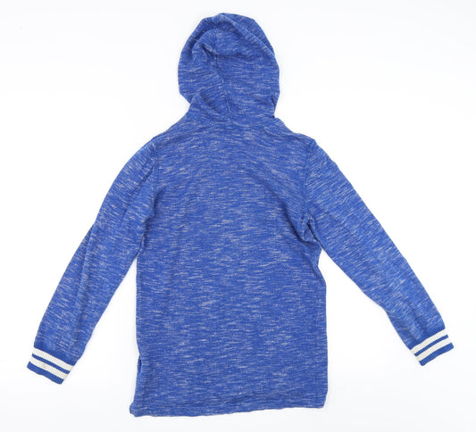 H&M Girls Blue Pullover Hoodie Size 11-12 Years