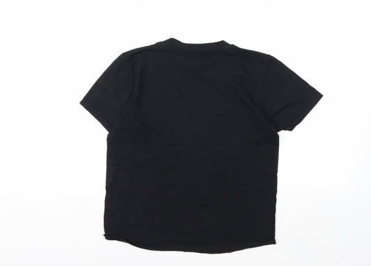 Gildan Boys Black Basic T-Shirt Size 9 Years - Gamer