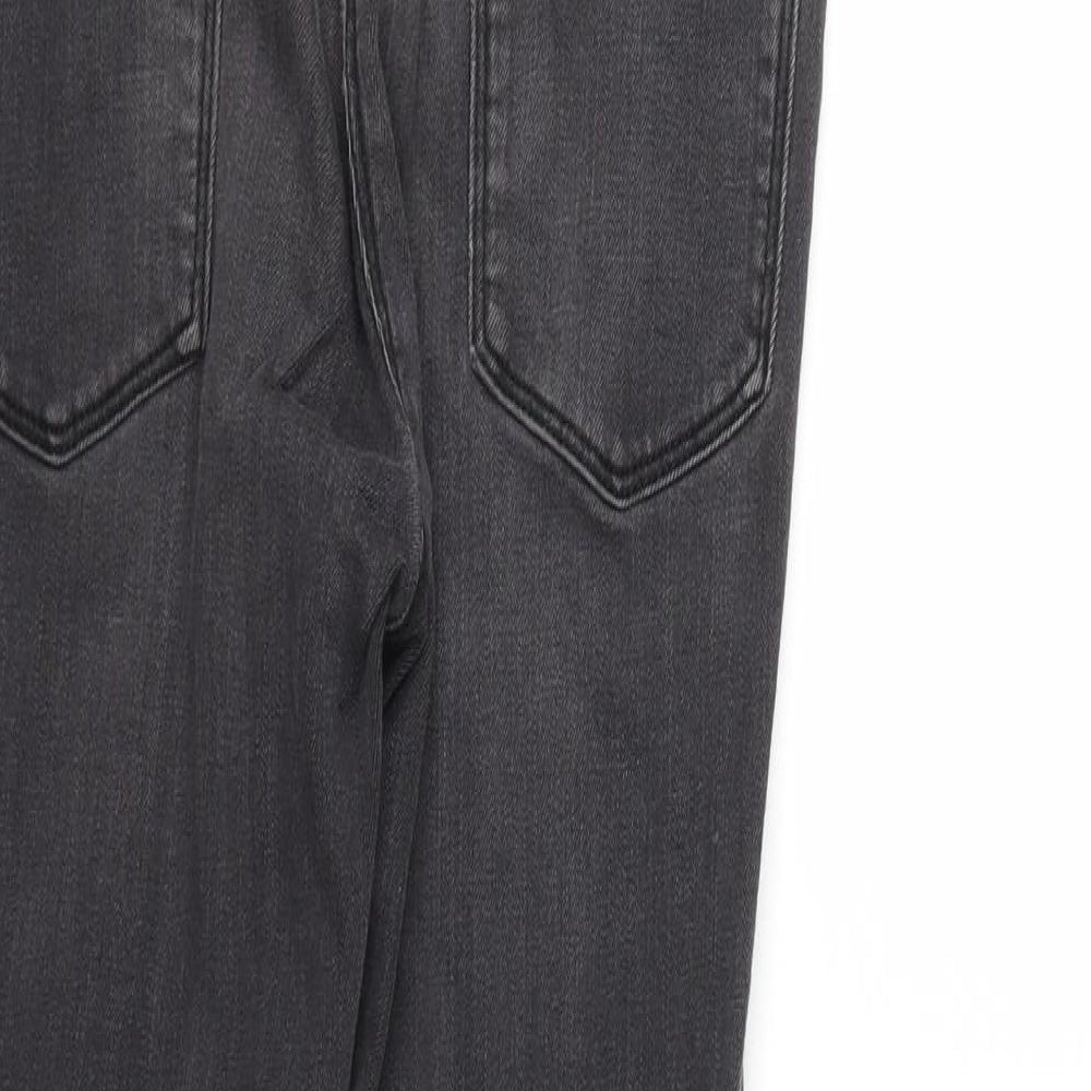 NEXT Girls Black Denim Skinny Jeans Size 12 Years