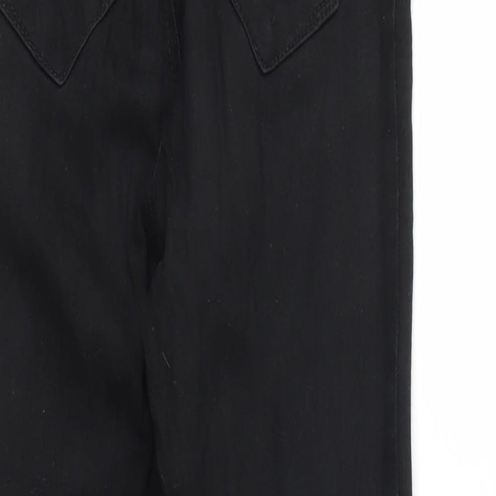 Denim & Co. Womens Black Denim Skinny Jeans Size 4 L23 in