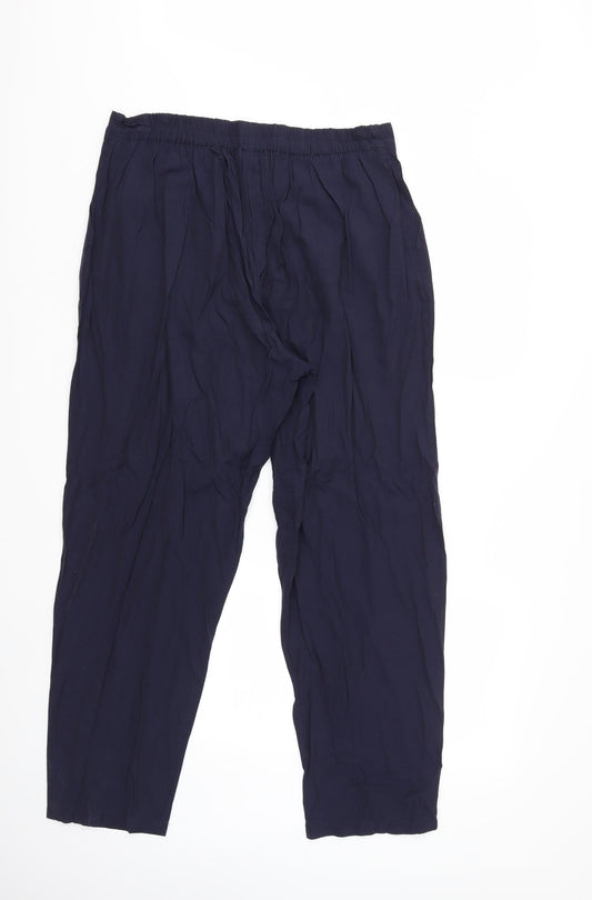 Preworn Womens Blue Trousers Size L L29 in