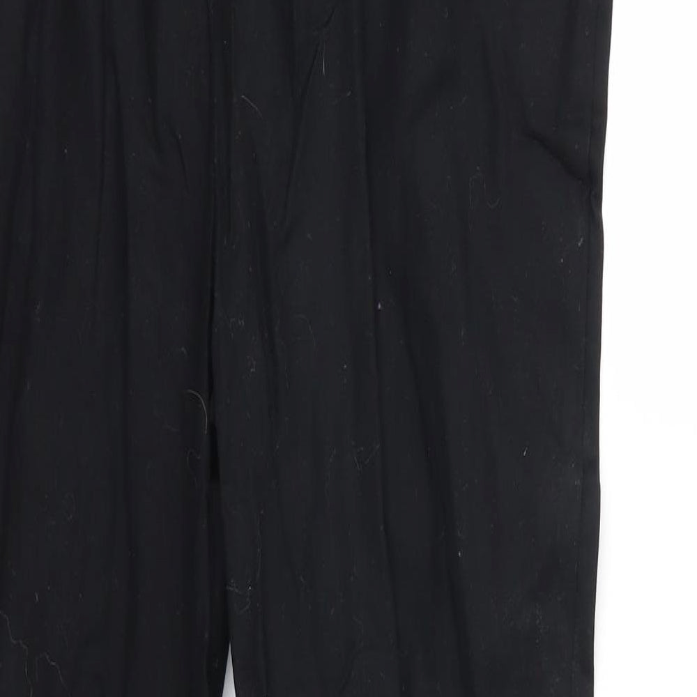 NEXT Womens Black Trousers Size 12 L25 in