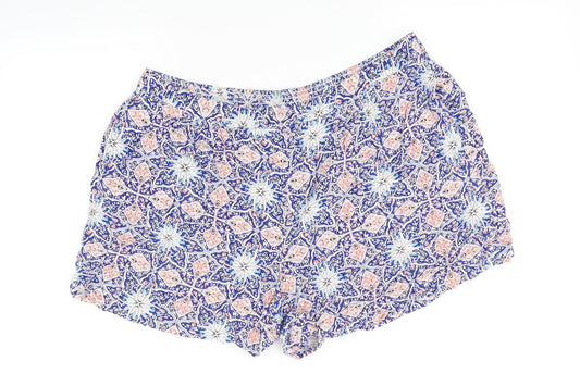 Papaya Womens Blue Cut-Off Shorts Size 16