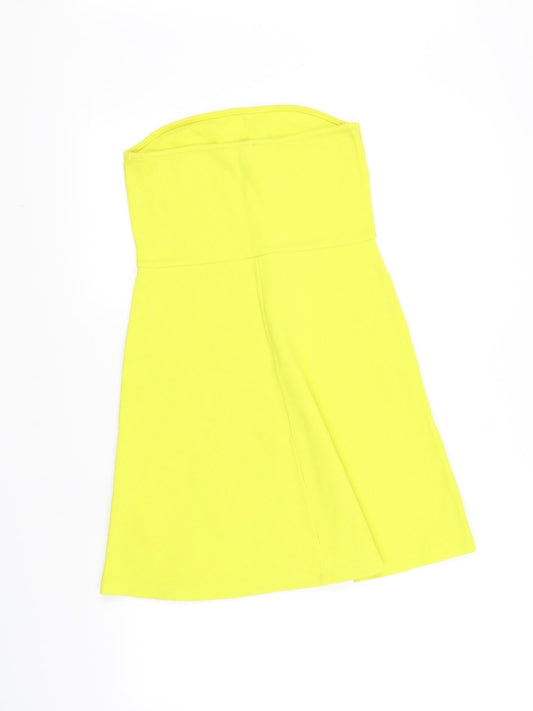 New Look Womens Yellow Fit & Flare Size 6