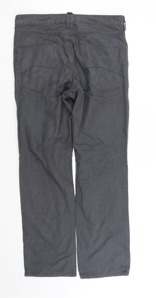 Rocha Little Rocha Womens Grey Trousers Size 32 in L30 in