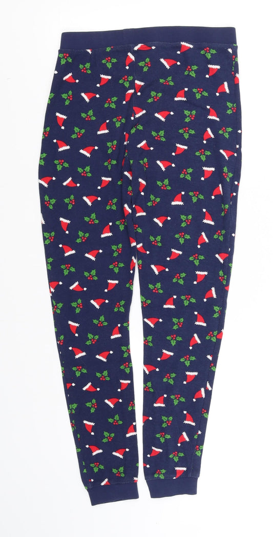 George Girls Blue Geometric Cami Lounge Pants Size 10-11 Years