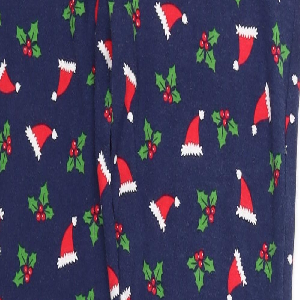 Brand and care label for George girls’ blue geometric cami lounge pants, size 10-11, years