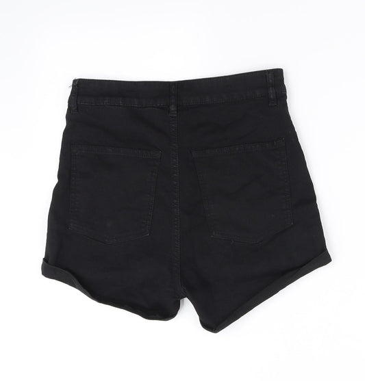 Divided Girls Black Cut-Off Shorts Size 10 Years