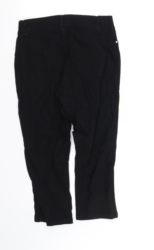 pre worn Womens Black Trousers Size 8 L24 in