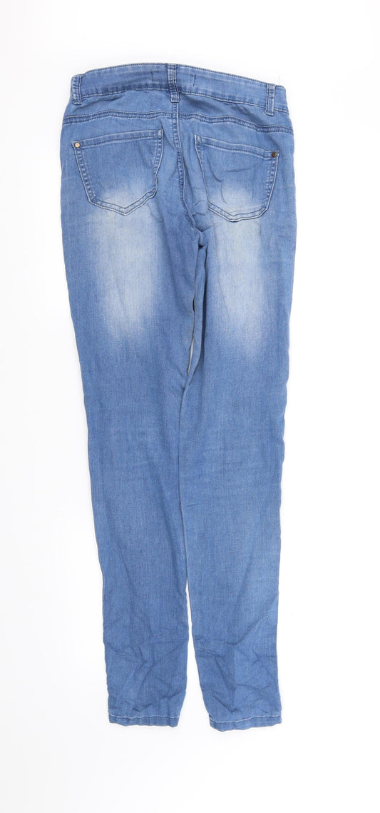 pre worn Womens Blue Straight Jeans Size 8 L33 in