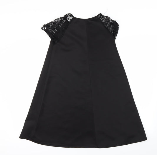 ClubL Womens Black A-Line Size 12
