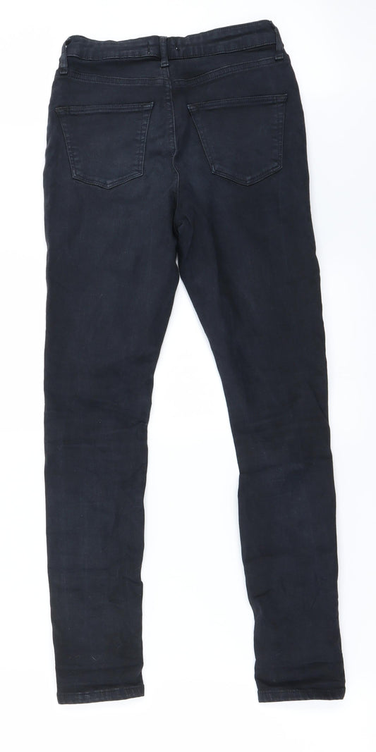 Miss Selfridge Womens Blue Skinny Jeans Size 8 L24 in
