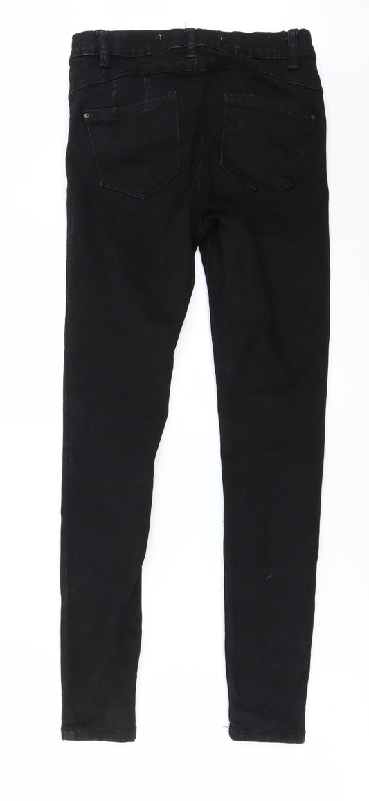 denim co Womens Black Straight Jeans Size 10 L26 in