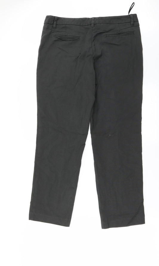 NEXT Womens Grey Straight Jeans Size 12 L23 in