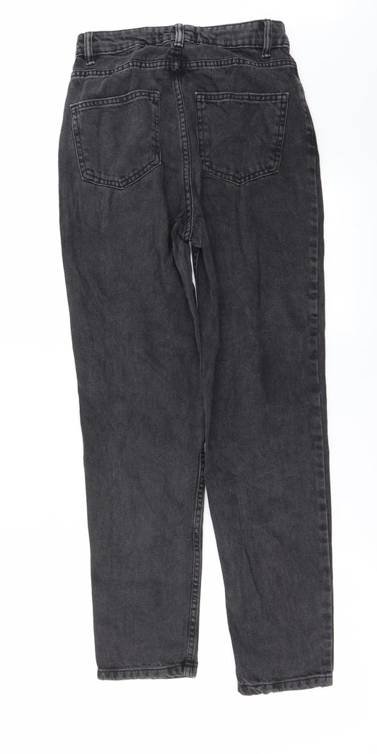 denim co Womens Black Straight Jeans Size 4 L23 in