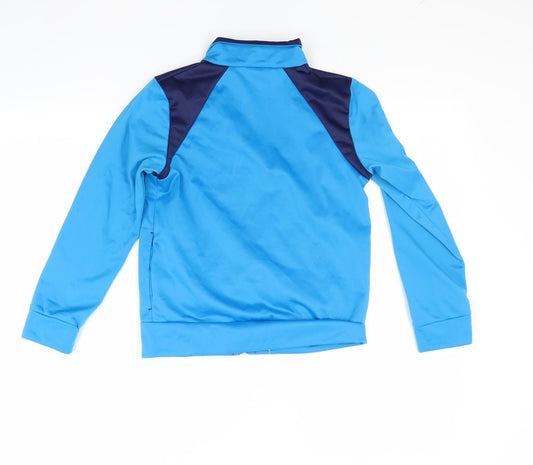 DOMYOS Boys Blue Full Zip Sweatshirt Size 10 Years