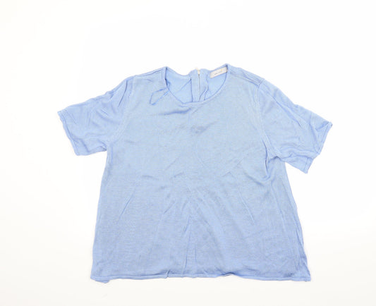 peruna Womens Blue Pullover Jumper Size 16