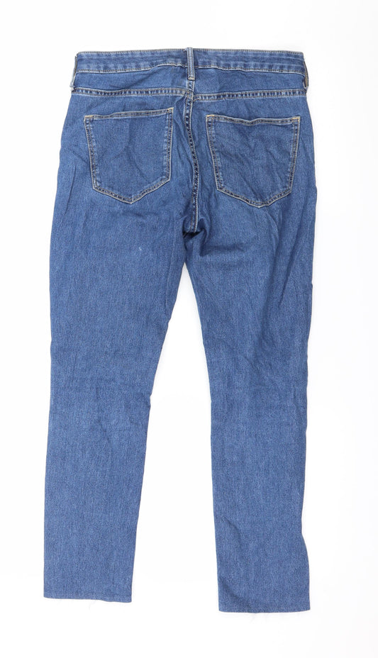 H&M Womens Blue Denim Skinny Jeans Size 27 in L25 in