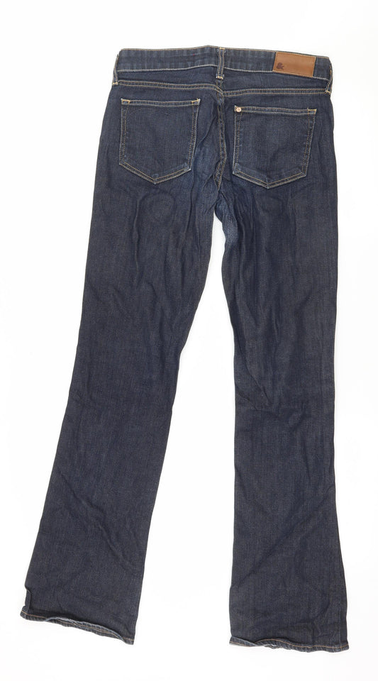 H&M Mens Blue Denim Straight Jeans Size 28 in L31 in