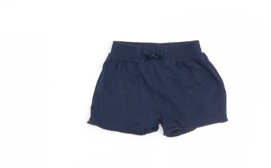 Additional front view of Tu girls’ blue hot pants shorts, size 8, years