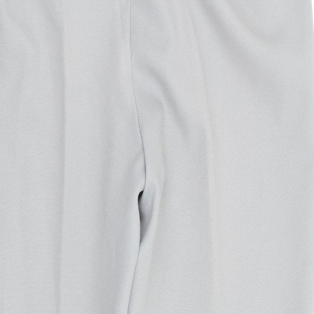 Brand and care label for F&F women’s grey trousers, size UK 16, 26-inch leg