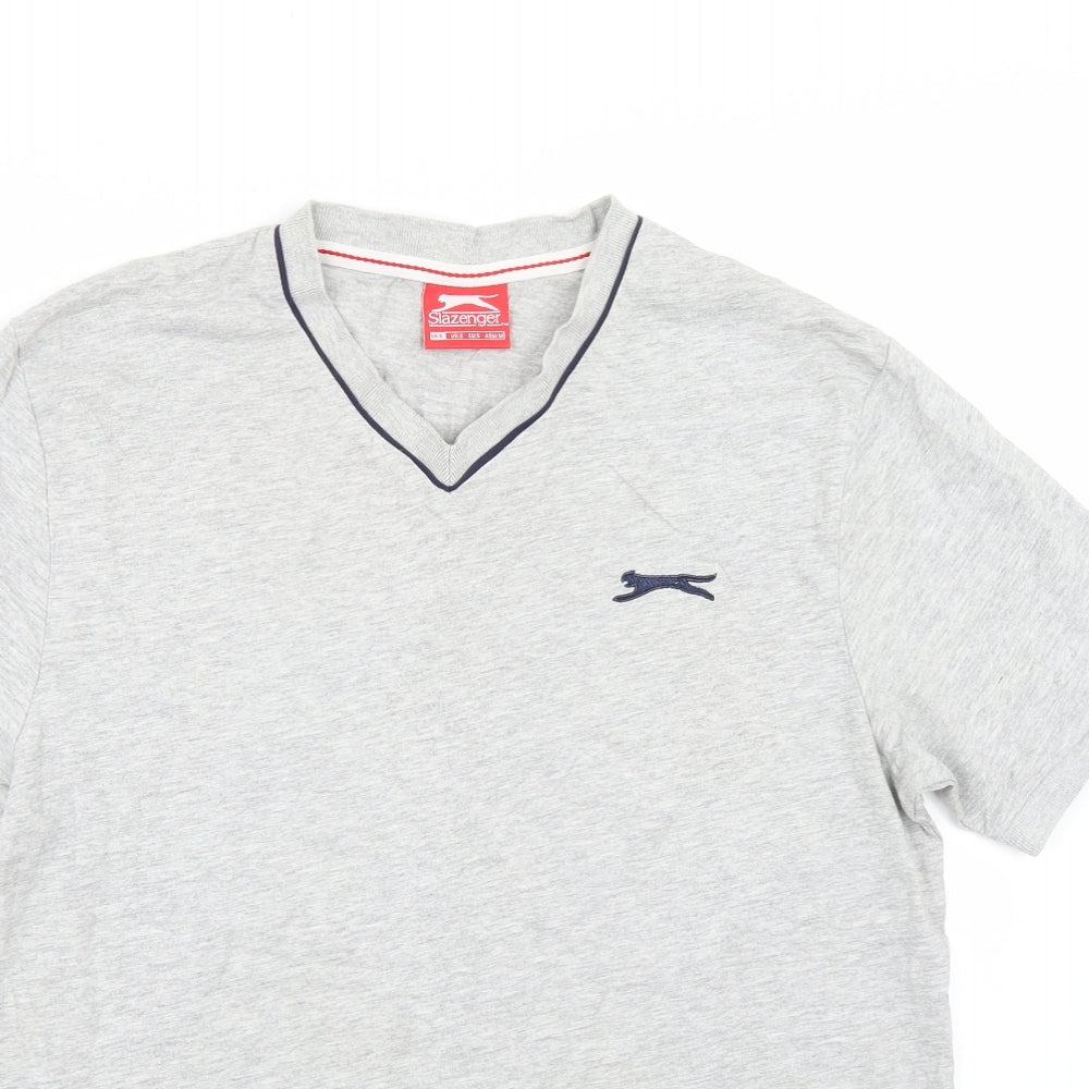 Slazenger Mens Grey T-Shirt Size S