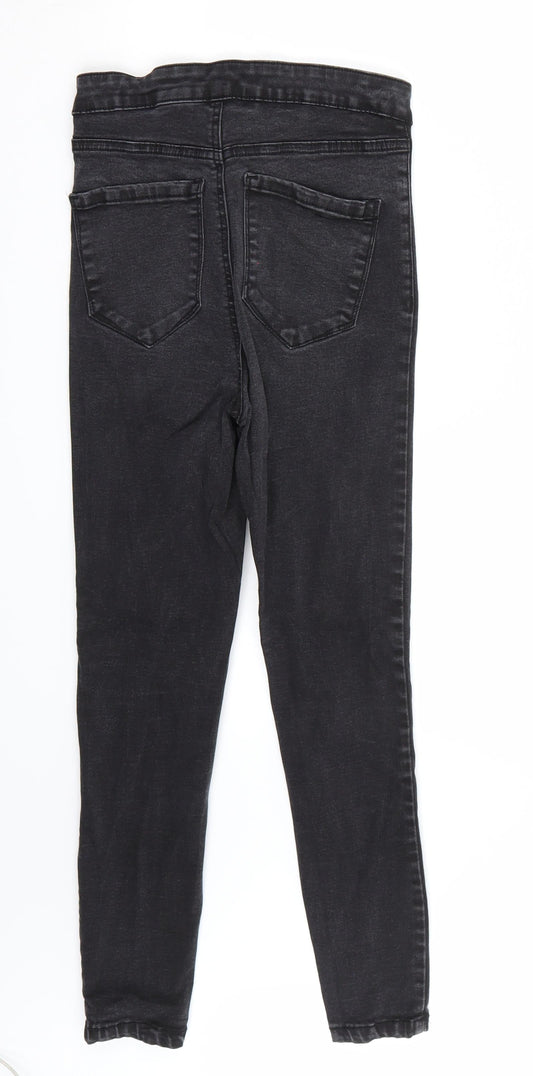 Denim & Co. Womens Black Skinny Jeans Size 10 L26 in