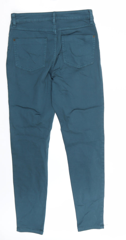 Marks and Spencer Womens Green Skinny Jeans Size 8 L27 in