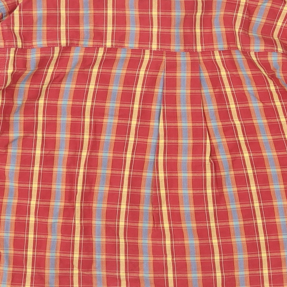 Matarello Boys Red Check Basic Button-Up Size 5 Years
