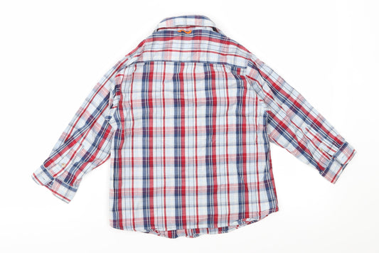 Dunnes Stores Boys Black Check Basic Button-Up Size 5 Years