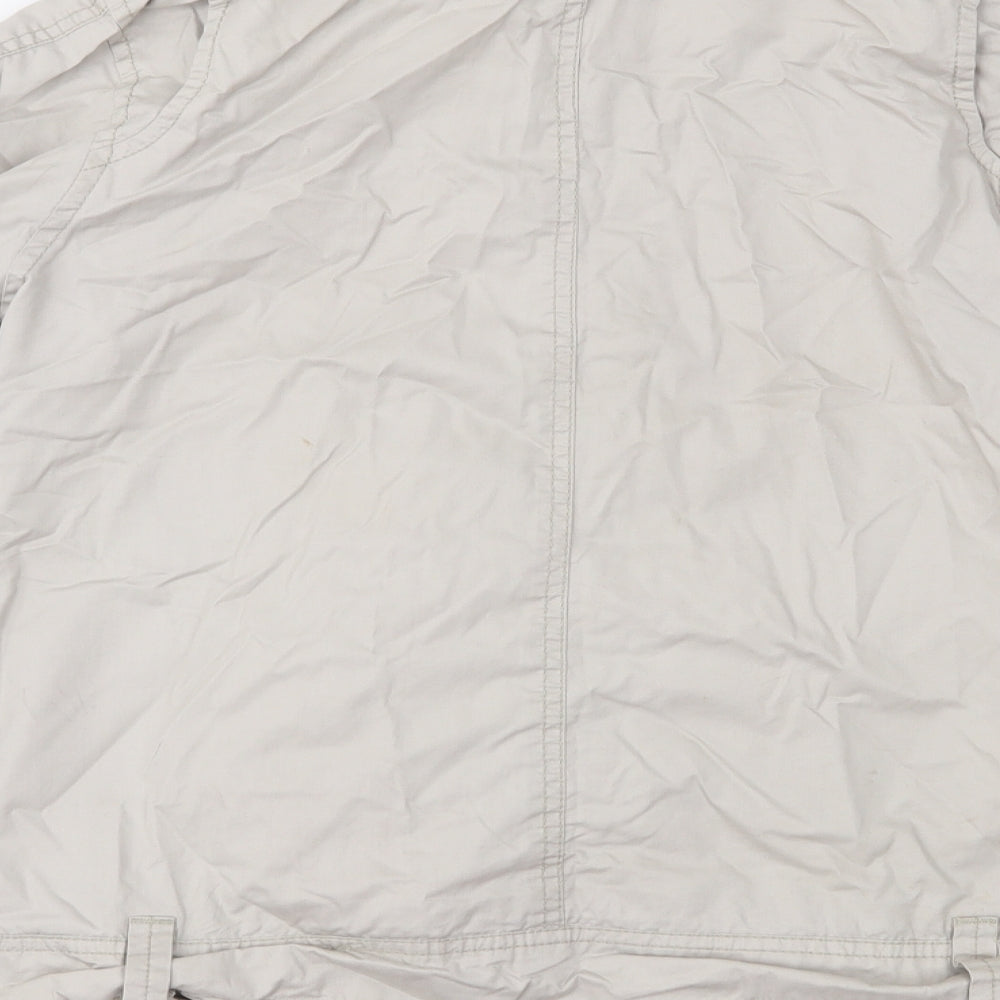 Brand and care label for Next boys’ beige military jacket jacket, size 10, years