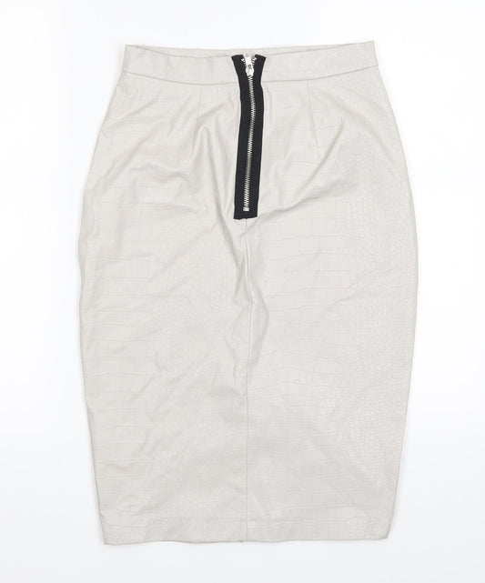 Lipsy Womens Grey Skort Skirt Size 6