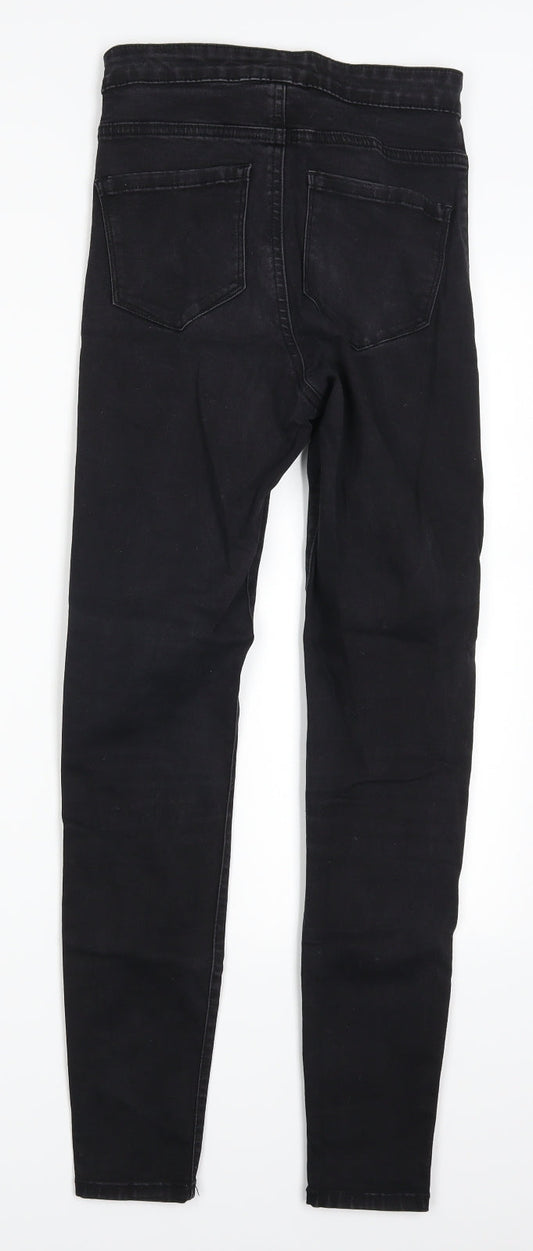 Denim Co Womens Black Denim Skinny Jeans Size 8 L29 in