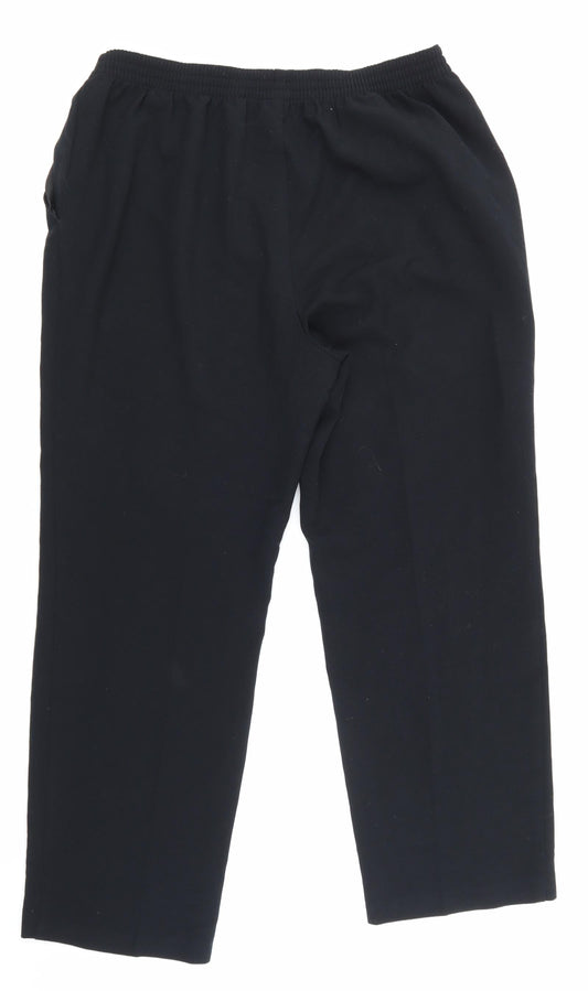 Marks and Spencer Womens Black Trousers Size 14