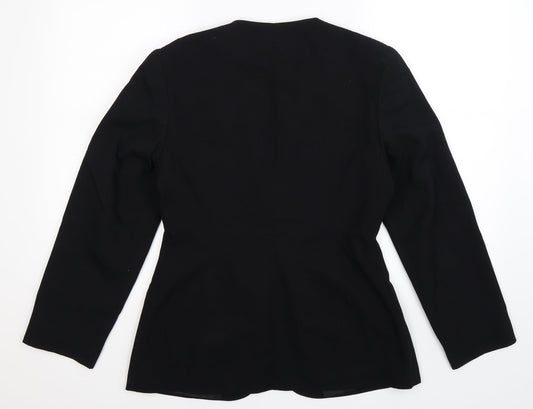 BHS Womens Black Jacket Blazer Size 10