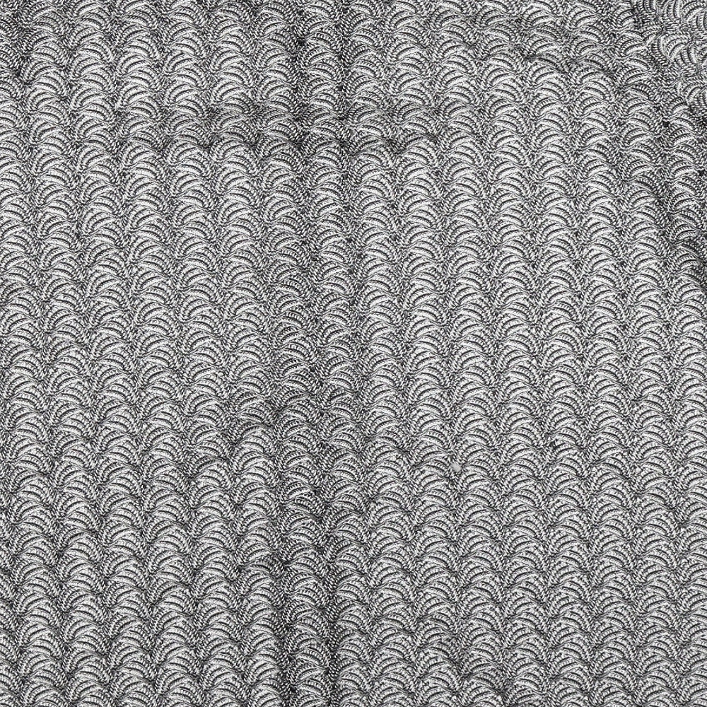 Brand and care label for Essence women’s grey knit basic button-up, size UK 16